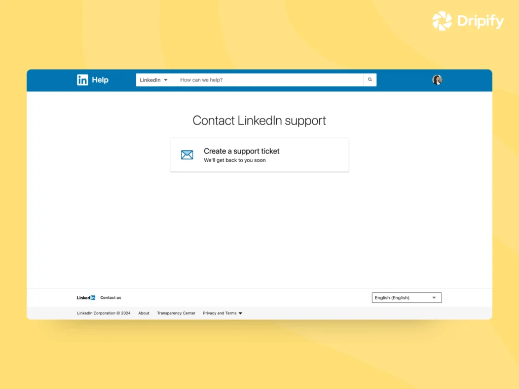 How to Contact LinkedIn Support via the Help Center