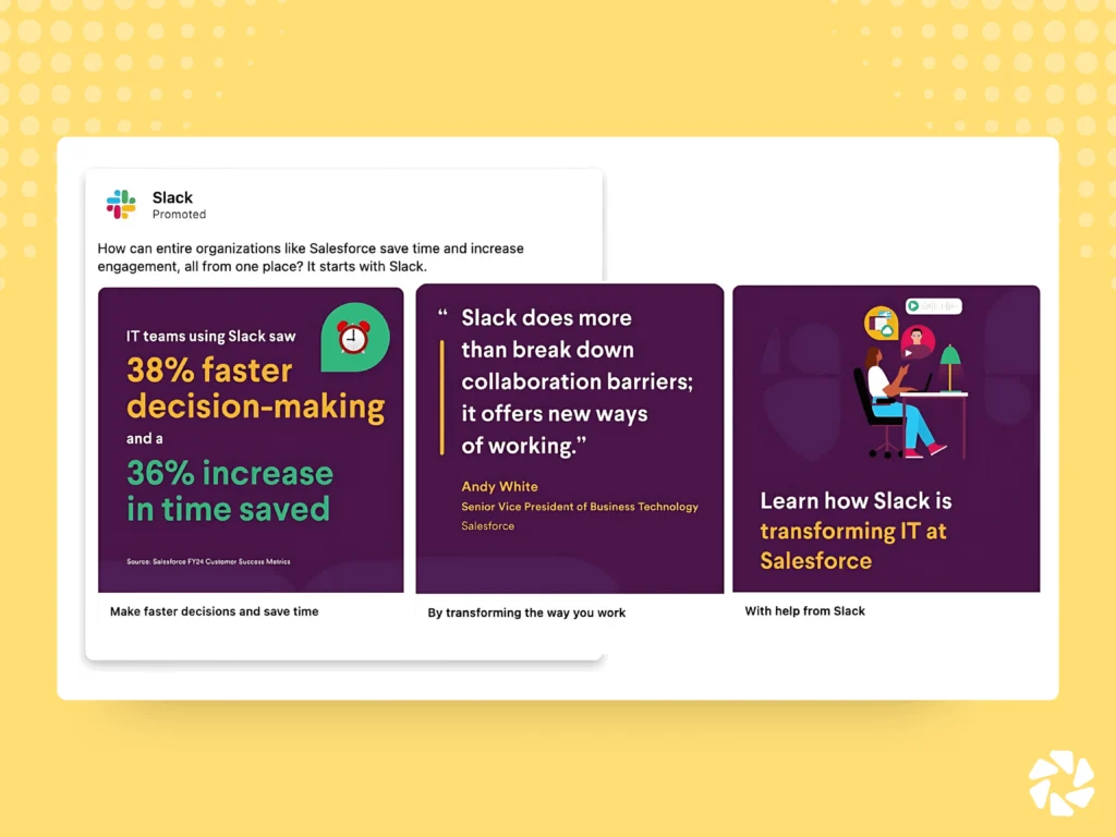 LinkedIn Carousel Ad Examples