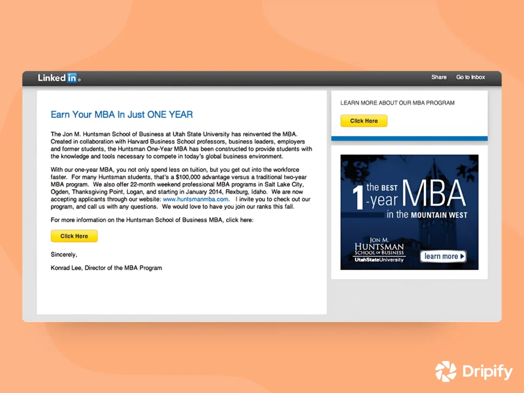 LinkedIn Display Ad Examples