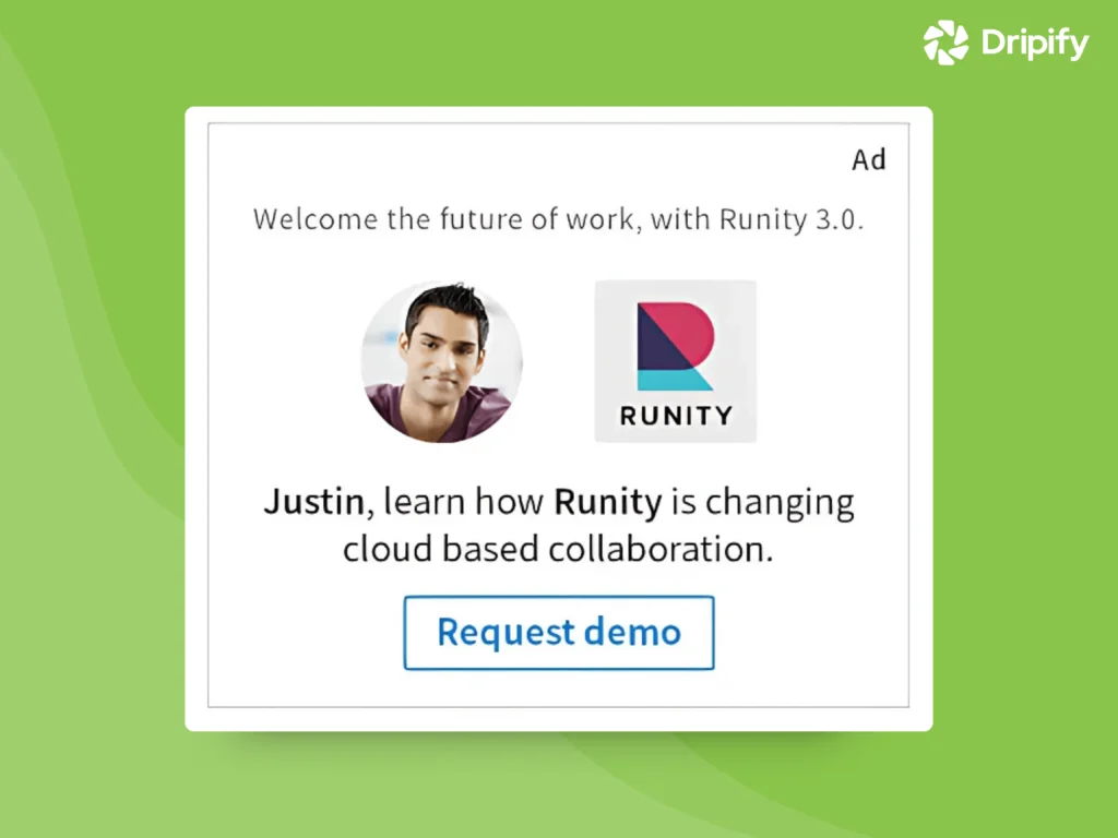 LinkedIn Dynamic Ad Examples