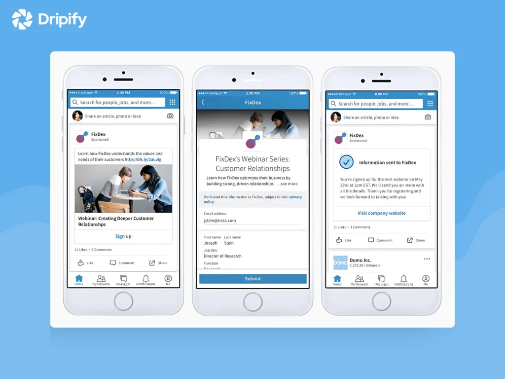 LinkedIn Lead Generation Ad Examples
