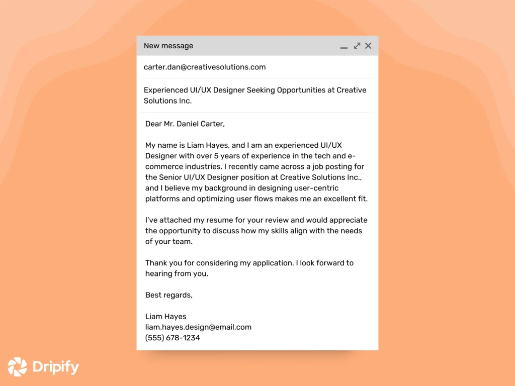 How to Introduce Yourself in an Email to a Recruiter