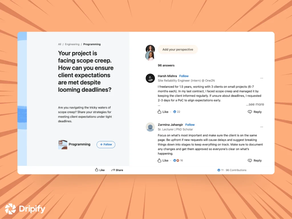 Best LinkedIn Collaborative Articles