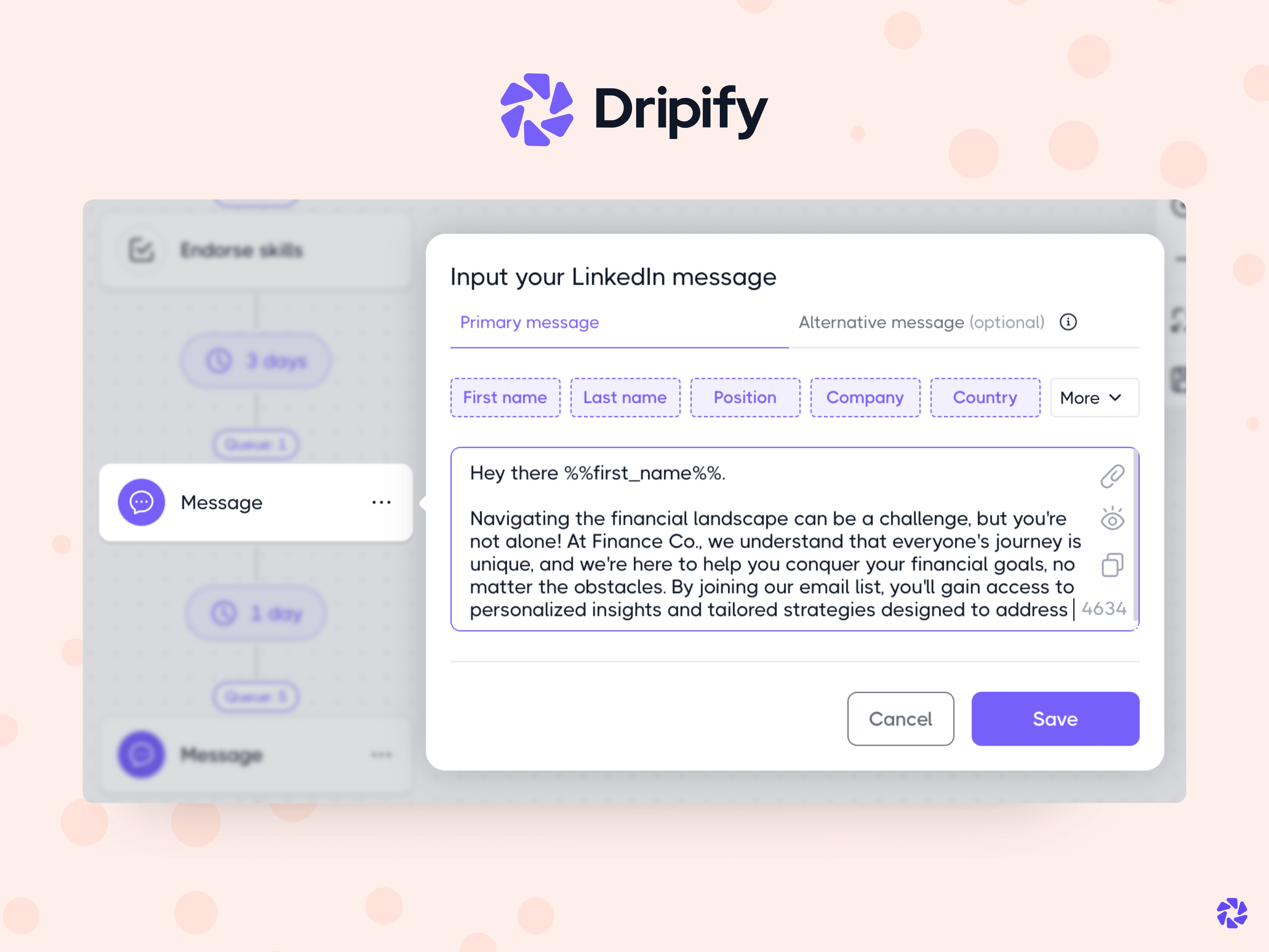 How to Send Formal Emails with Dripify