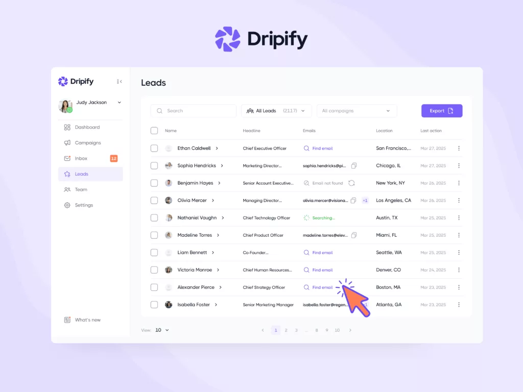 Dripify: Top Email Finder Tools and Services