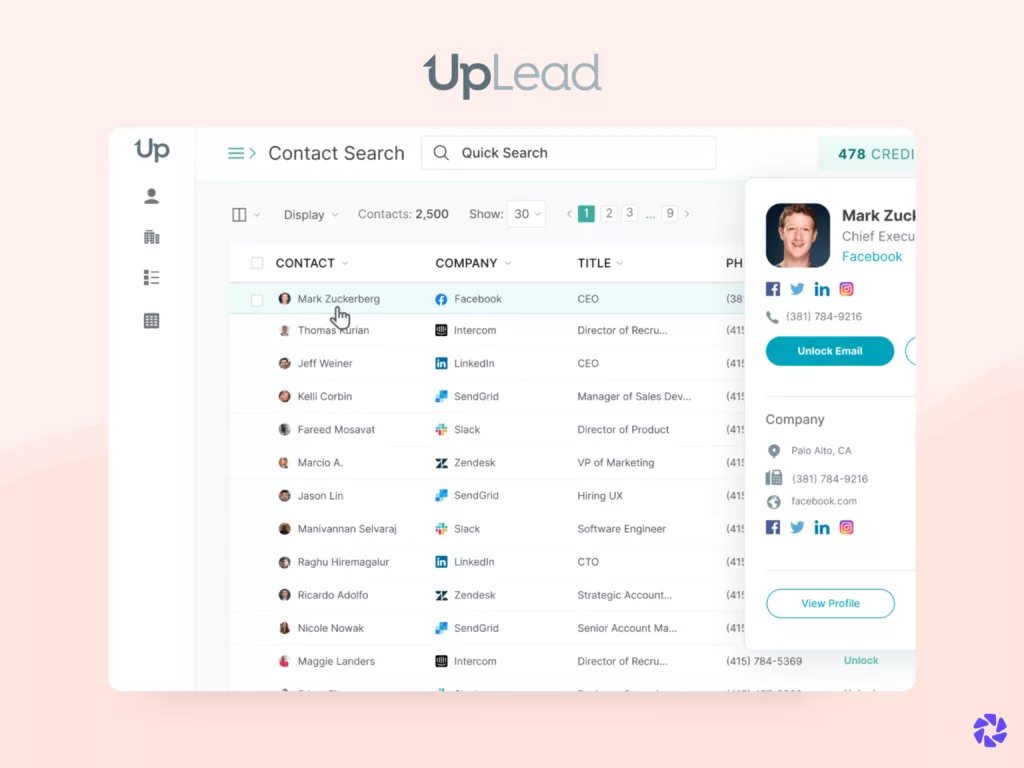 Uplead Email Finder Tools